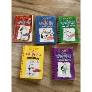 Diary of a Wimpy‎ Kid Book Set - Rodrick Rules, Dog Days + More!